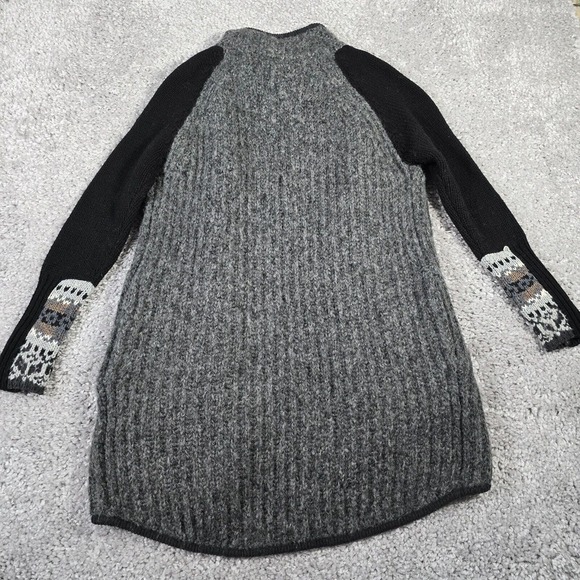 Smartwool Chup Cardigan Womens XS Gray Black Open Front Pockets Sweater - Picture 12 of 14